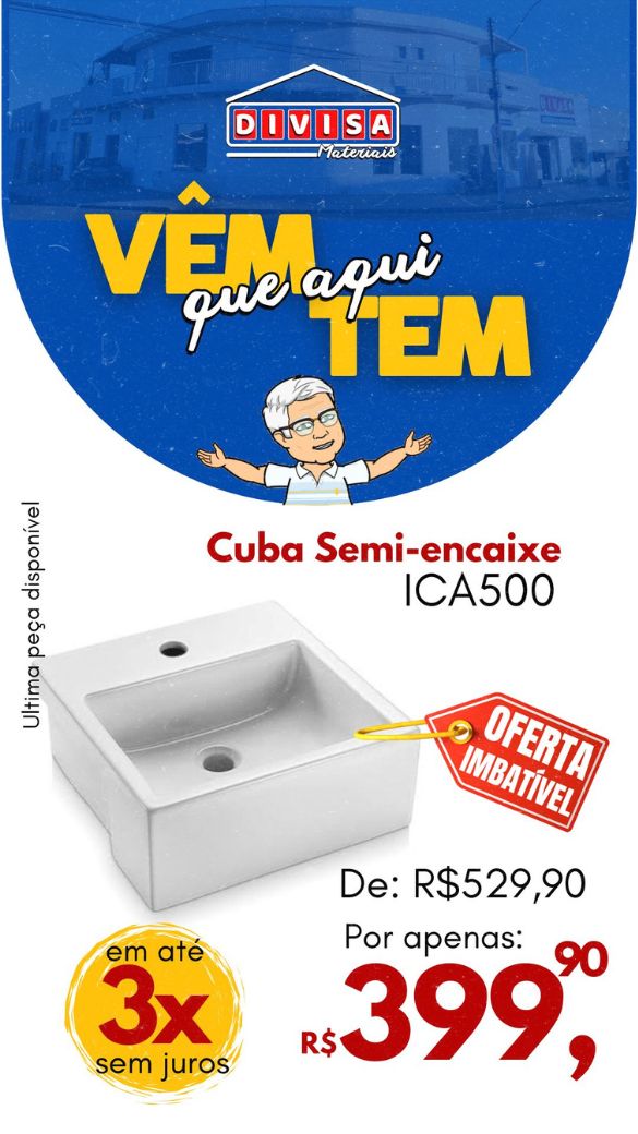 Cuba Semi-encaixe