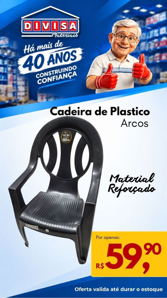 Cadeira de Plastico